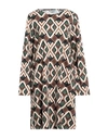 Caliban Woman Mini Dress Beige Size 10 Viscose, Elastane
