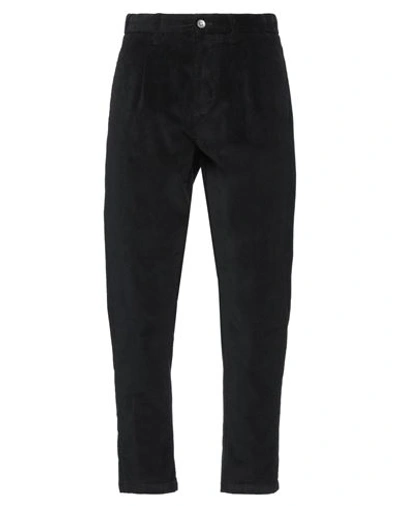 Sseinse Man Pants Black Size 28 Cotton, Elastane