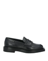 3juin Woman Loafers Black Size 9 Soft Leather