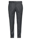 Pt Torino Man Pants Lead Size 36 Virgin Wool, Elastane In Grey