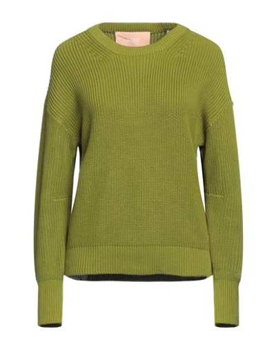 Jjxx By Jack & Jones Woman Sweater Sage Green Size Xs Cotton