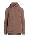 Geospirit Woman Jacket Light Brown Size 6 Polyester, Polyamide In Beige