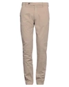 Berwich Man Pants Khaki Size 40 Cotton, Elastane In Beige