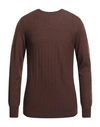Jeordie's Man Sweater Brown Size Xl Wool, Acrylic