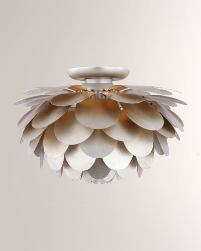 Visual Comfort Signature Cynara Large Flush Mount By Chapman & Myers - 17"