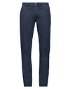 Tramarossa Man Pants Navy Blue Size 33 Cotton, Elastane