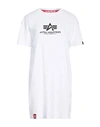 Alpha Industries Woman T-shirt White Size L Cotton