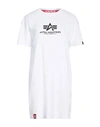 Alpha Industries Woman T-shirt White Size L Cotton In White