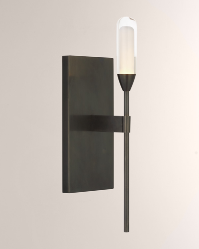 Visual Comfort Signature Overture Medium Sconce In Bronze By Peter Bristol
