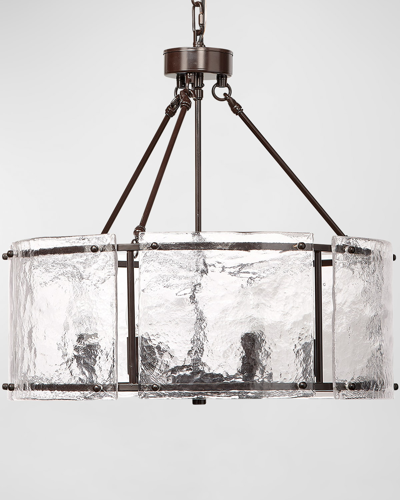 Jamie Young Glenn Round Chandelier In Brown