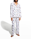 Bedhead Pajamas Novelty Long-sleeve Pajama Set In Lets Do Brunch