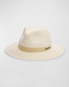 Rag & Bone City Straw Fedora In Ivory