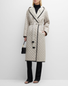 MAX MARA LISA BELTED REVERSIBLE QUILTED COAT