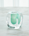 Global Views Glass Square Vase