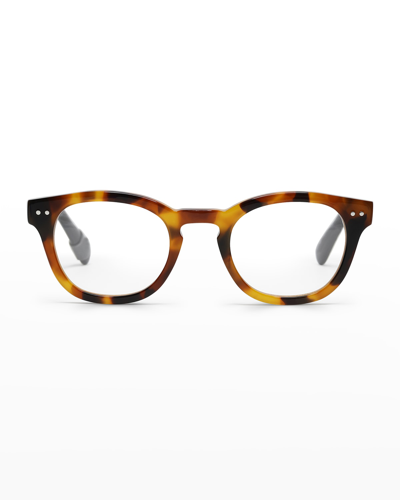 Eyebobs Waylaid Blue Light Blocking Acetate Optical Glasses In Orange Tort/black