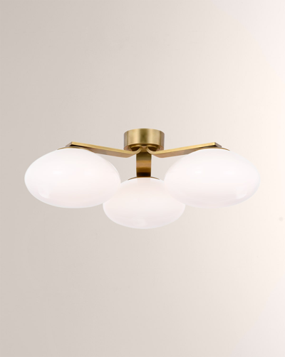 Visual Comfort Signature Marisol Xl 3-light Triple Flush Mount By Chapman & Myers - 27"