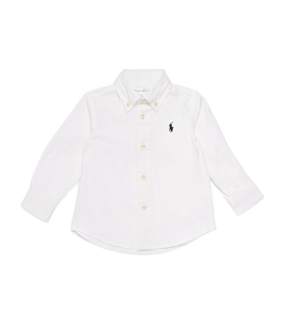 Ralph Lauren Polo Pony Shirt (9-24 Months) In White