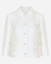 Dolce & Gabbana Brocade Gabbana Jacket In White