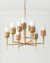 Lucas + Mckearn Sawgrass 9-light Chandelier In Gold Leaf