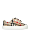 BURBERRY KIDS VINTAGE CHECK SNEAKERS