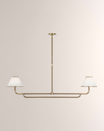Visual Comfort Signature Rigby Large Linear 2-light Chandelier By Marie Flanigan