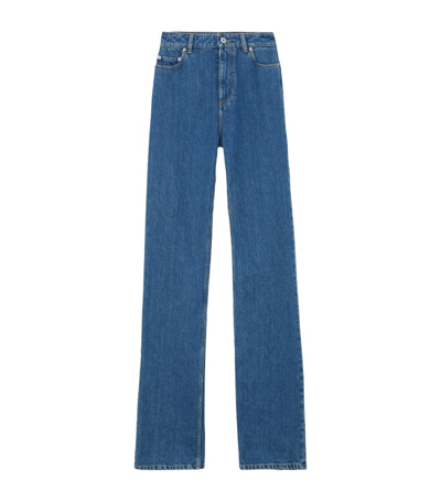 BURBERRY HIGH-RISE STRAIGHT JEANS
