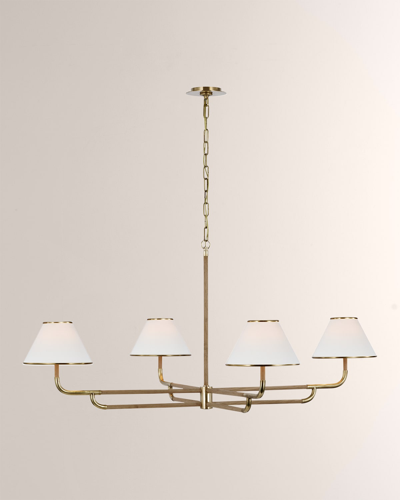 Visual Comfort Signature Rigby Grande 4-light Chandelier By Marie Flanigan - 54"