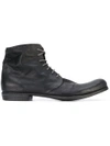 A DICIANNOVEVENTITRE A DICIANNOVEVENTITRE LACE-UP BOOTS - BLACK,FD2ANKLEBOOTS12119305