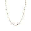 Aurate New York Medium Gold Curb Chain Necklace In Rose