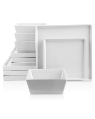 Stone Lain Grace 12pc Stoneware Dinnerware Set