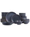 Stone Lain Lauren 32 Pc. Dinnerware Set, Service For 8 In Blue