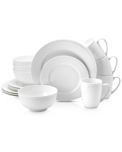 Stone Lain Alexandria 16pc Bone China Dinnerware Set