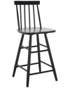 Safavieh May Wood Counter Stool In Black