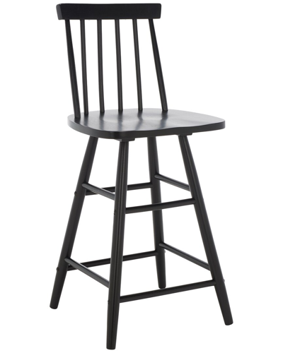 Safavieh May Wood Counter Stool In Black