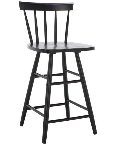 Safavieh Tally Wood Counter Stool In Black