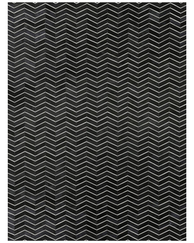Exquisite Rugs Natural Hide Cowhide Rug In Black