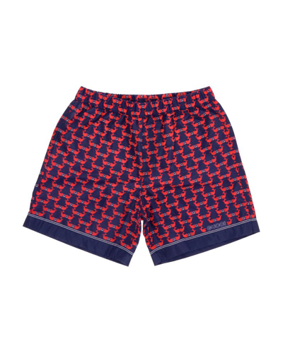 Gucci Kids Baby Printed Swim Shorts In Blue