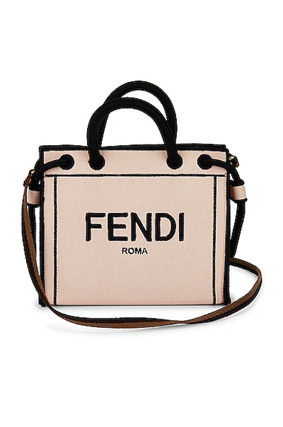 Fendi Roma Canvas Two Way Bag In Multi