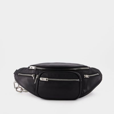 Alexander Wang Attica Soft Waist Bag In Black Leather