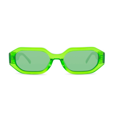 Attico The  Irene Sunglasses In Green