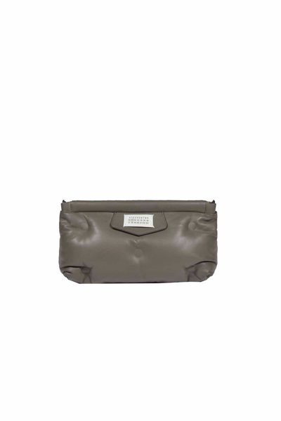 Maison Margiela Glam Slam Clutch Bag In Grey