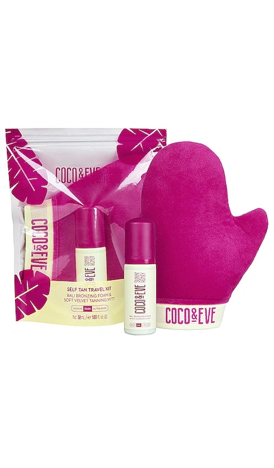 Coco & Eve Sunny Honey Self Tan Travel Kit In Dark