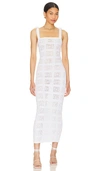 Tularosa Keani Open Back Dress In Ivory