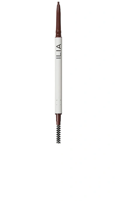 Ilia In Full Micro-tip Brow Pencil In Aubrun Brown