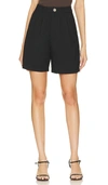 Anine Bing Carrie Short In Black In Black