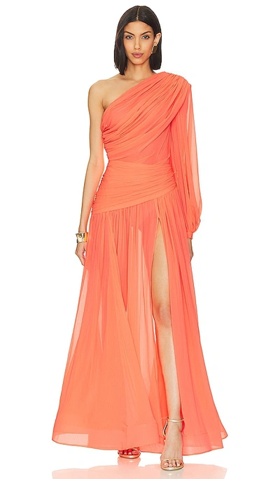 Bronx And Banco Japera Gown In Pink