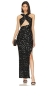 NOOKIE LUMA CUT OUT GOWN