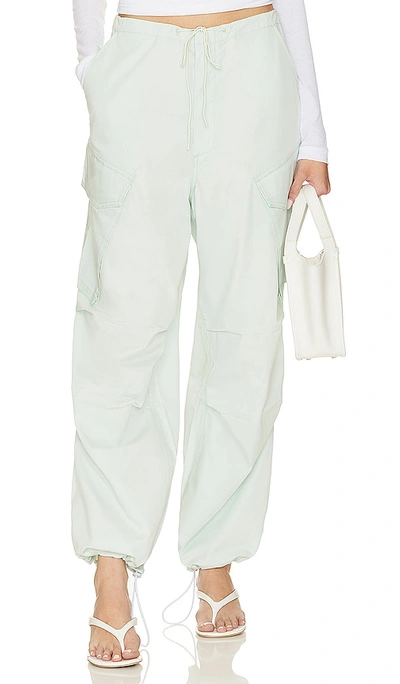 Agolde Ginerva Cargo Pant In Mochi (pale Blue)