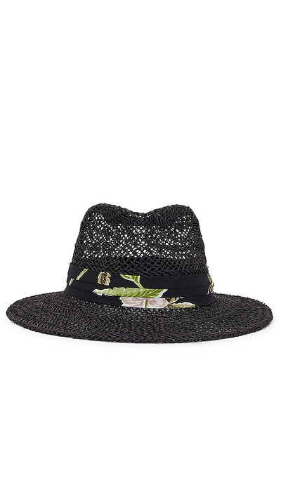 Brixton Aloha Straw Hat In Black