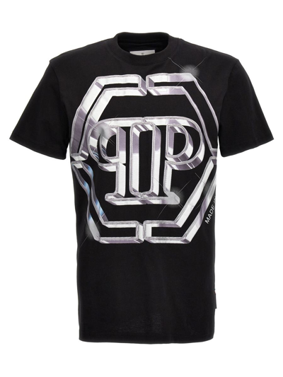 Philipp Plein Logo Print T-shirt In Black